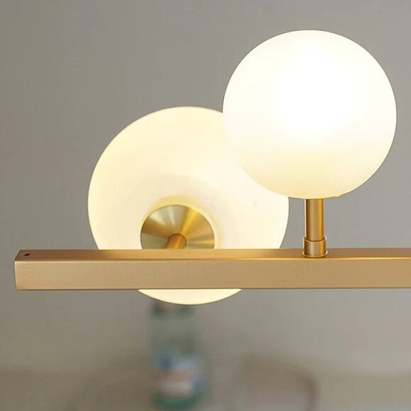 Modern Light Luxury Chandelier with Horizontal Suspension for Kitchen - Picture 4 of 5